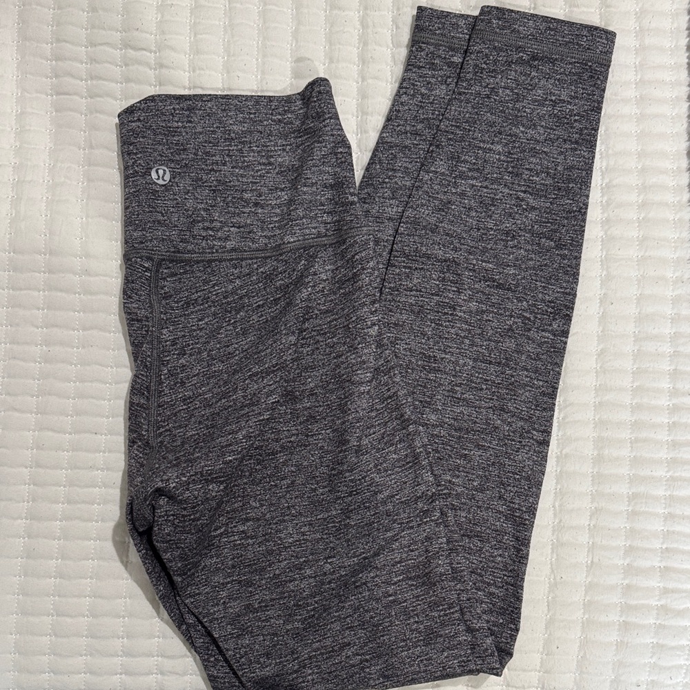 lululemon athletica Gray Heather High-Rise Leggings